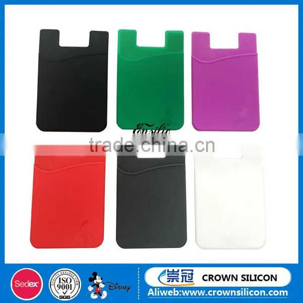 Custom 3m Adhesive Stickers Silicone Mobile Card Holders photo-4