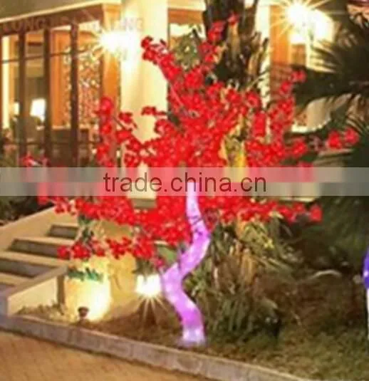 Home Garden Decorative 100cm Height Outdoor Artificial White Flashing LED Solar Lighted up Trees EDS06 1411 photo-3