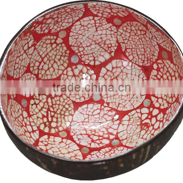 Eco Friendly Lacquer Coconut Shell Bowl photo-4