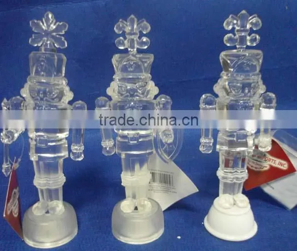 2014 New Style Christmas Clear Soldier Decoration With LED