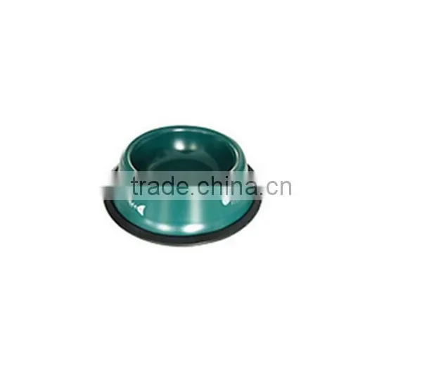 Colourful Stainless Iron Dog/cat Bowl Dog Water Bowl Dia Size:16/18/22/26/30/34/36cm photo-5