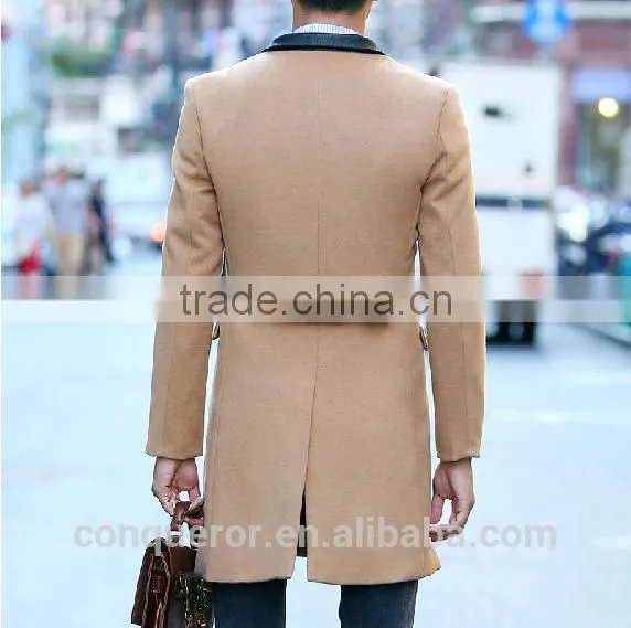 Long Wool Winter Coat Made to Measure Men Overcoat BCZ125 photo-2