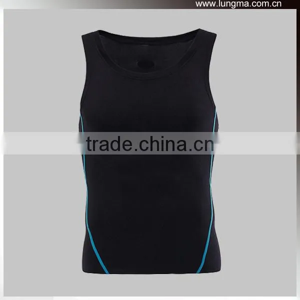 OEM Womens Sleeveless Compression Vest Tank Top photo-6