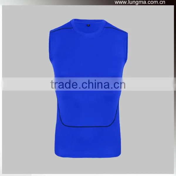 Newest Customized High Qualiity Compression Vest Gear, Performance Training Wear Rash Guard For Men Boys photo-2