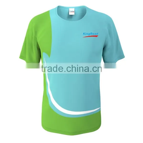 Heat Transfer Sublimation Print Dry Fit Running Shirt photo-3