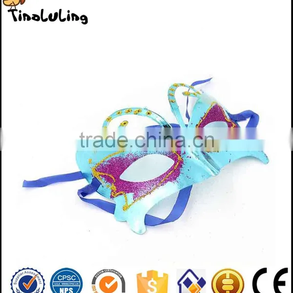 Colorful Masquerade Sexy Fox Eye Mask With Butterfly photo-5