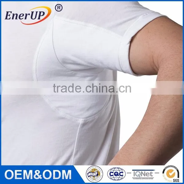 Mens Undershirts With Underarm Sweatproof Protection photo-3