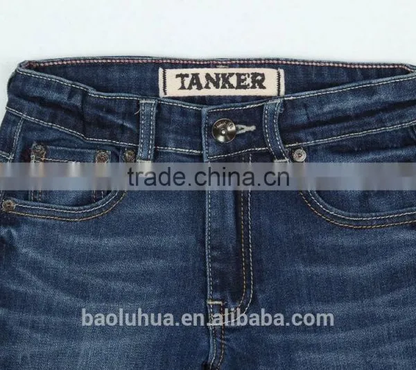 T1113K Comfortable Boys Kid Children Stretchasble Waist Band Medium Indigo Jeans photo-3