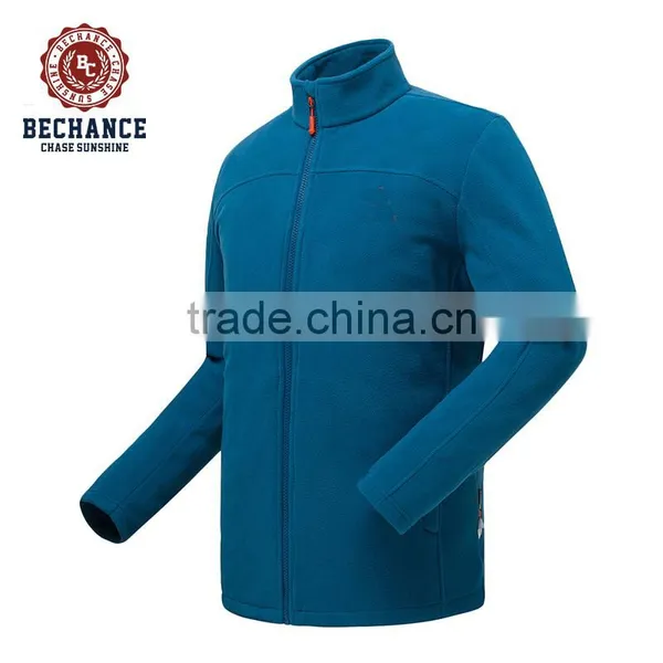 Cheap Mens High Collar Fleece Softshell Jacket for Spring Season photo-3