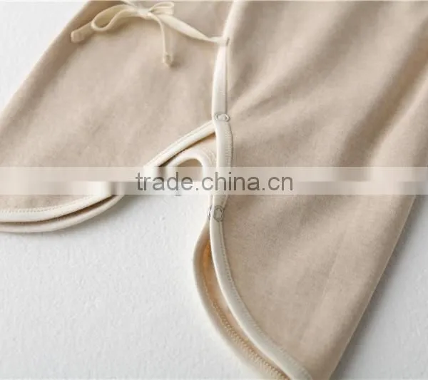100% Organic Cotton Baby Girls Boys Romper Wholesale Baby Clothing Organic Onesie Baby photo-5