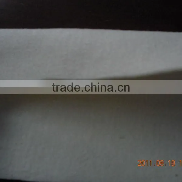 White Needle Punched Nonwoven Geotextile