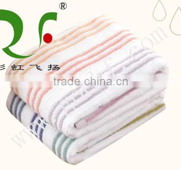 Striped Cotton Blend Sports Towel Gym Towel photo-2
