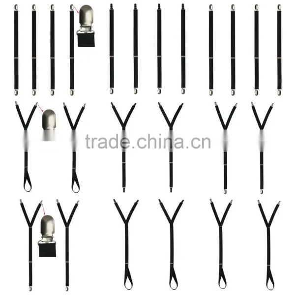 1 Pair or 4 Pcs Pack Straight Y Stirrup Footloop Style Military Police Unifrom Shirt Stay Shirt Garter Holder Keeper 2016 photo-3