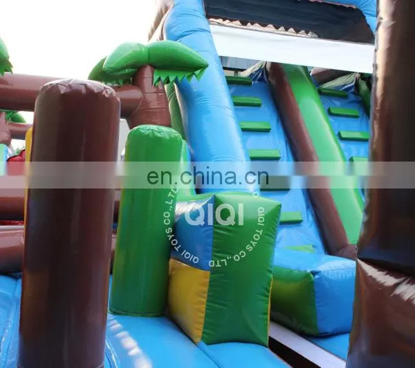 Cheap Inflatable Animal Jungle Obstacle Course for Kids photo-6