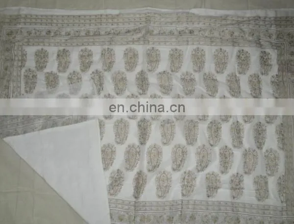 Printed Cotton Pareo With Cotton Towel Attached at Back