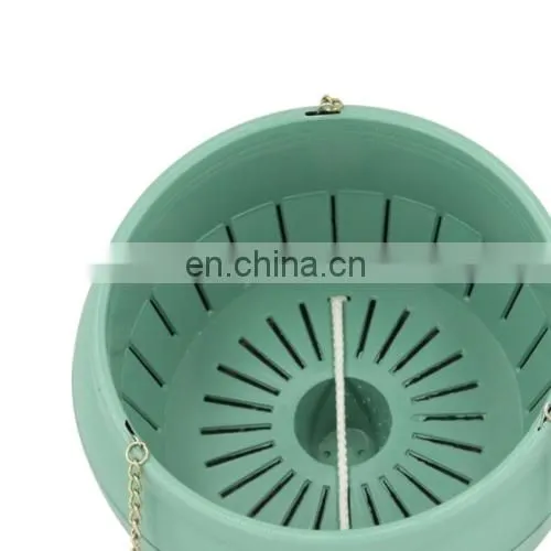 Beautiful Dropshipping Fashion Hanging Plastic Flower Pots Hanging Pots Flower Pot With Hanging Chain Random Color Delivery photo-3