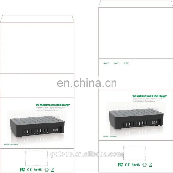 New Style 8 Ports Mobile Phone Usb Charging Station Multi Charger Station photo-6