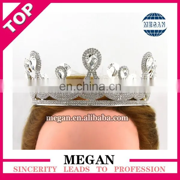 Bridal Wedding Prom Princess Rhinestone Crystal Headband Crystal Pageant Crowns photo-2
