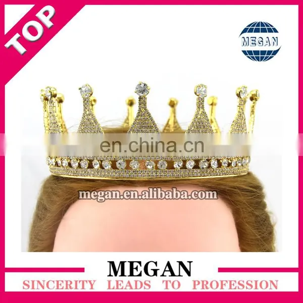 Charming Princess Prom Headband Circle Round Crown Bridal Wedding Tiara Coront photo-2
