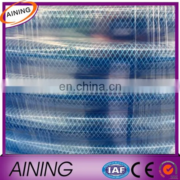 Food Grade - Oil / Water / Gases - Reinforced Pipe Tube Clear PVC Braided Hose photo-2