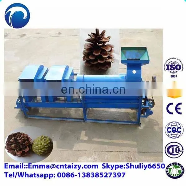 Pine Nut Threshing Machine Sunflower Seed Sheller Machine Pine Cone Sheller and Dust Removing Machine photo-5
