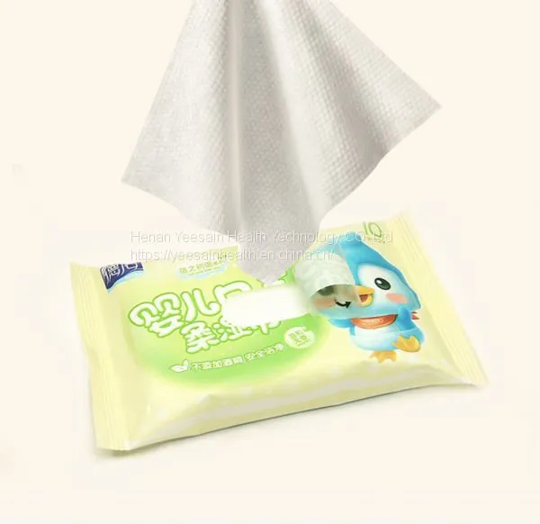 RO 100% Purfied Water Unscented No Addictive Baby Care Wet Wipes 100% Organic Wipes Tissue photo-2