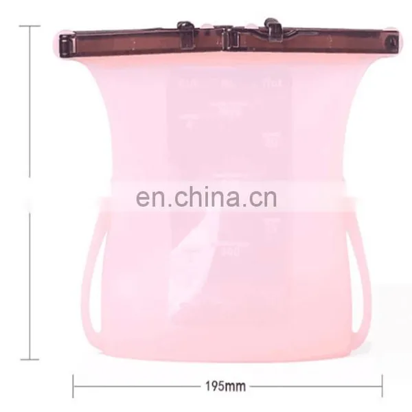Silicone Seal Vacuum Food Storage Bag 1000ml for Frozen Storage of Fruits and Vegetables photo-2