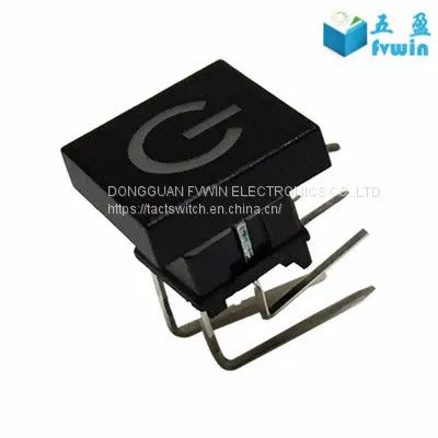 PCB Mount LED Illuminated Right Angle Tact Button Switch photo-4