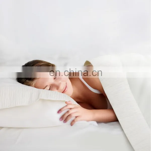 High Quality White Custom Soft Surface Warm Durable Microfiber Embossing Bed Sheets For Adults photo-3