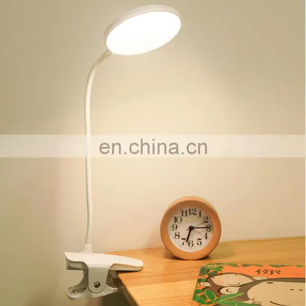 Factory Wholesale Clip Desk Lamp Touch Switch Brightness Adjustable Usb Desk Lamp photo-2