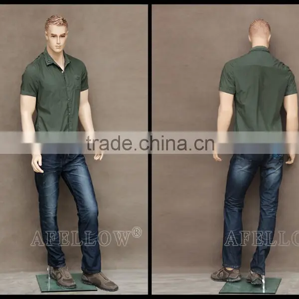 Wholesale Engraving Head Full Body Fiberglass Men Mannequin WEN2 photo-2