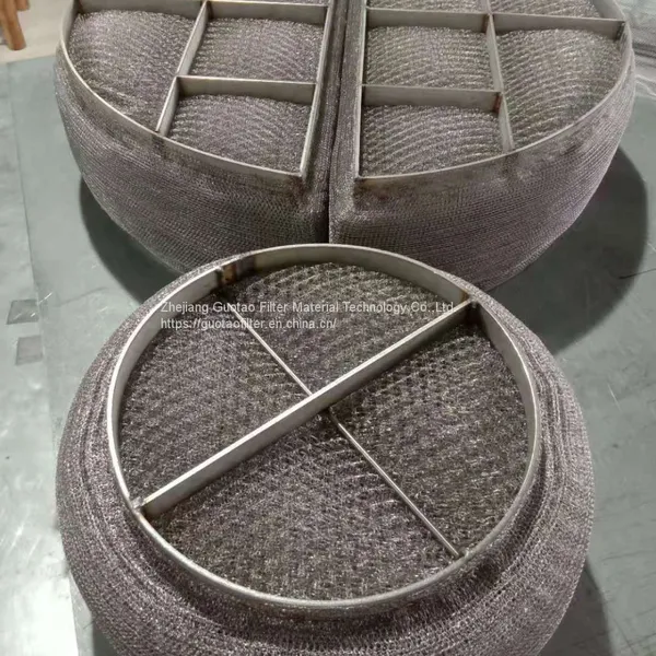 PP/SS304 Oil Mist Filter Mist Eliminator Knitted Wire Mesh Demister for Air Liquid Filtration and Gas Liquid Separation photo-3