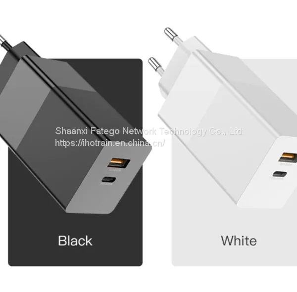 65w GaN Charger 2 Ports Type A Type C for Mobile Phone, Laptop, Tablet Computer photo-5