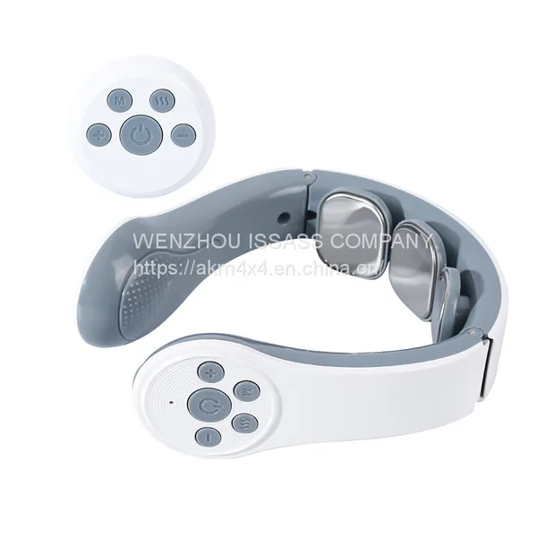 Hot Selling Best Rechargeable Wireless Electric Pain Relief Neck Massager photo-5
