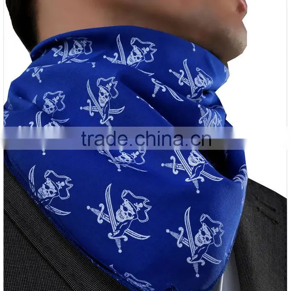 Pirate, Blue Bandana 100% Cotton Bandana