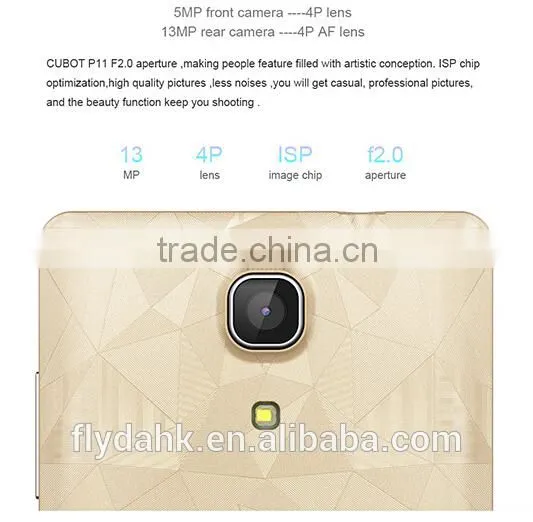 Cubot P11 5.0inch Android 5.1 Quad Core Smartphone 1gb Ram 8gb Rom Cellphone. photo-3