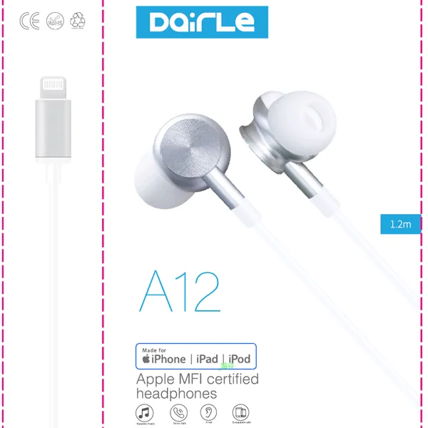 Press Play Unity 1 Iphone 13 Accessories Original Lightning Earphones Bludijat With Mic in Ear photo-5