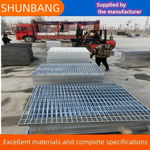 Steel Grating Platform Steel Grating Galvanized Steel Grating Steel Grating Hot-dip Galvanized Ditch Cover