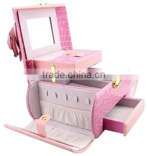 Luxury Pink Jewelry Box With Drawers/key Lock,luxury Jewelry Gift Boxes,multi-drawer Jewelry Box photo-4