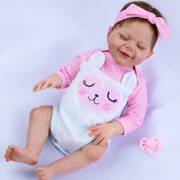 45CM Simulation Baby Reborn Doll Full Body Soft Enamel Doll, Amazon Special photo-2