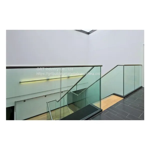 Aluminium U Channel Base Glass Railing for Balcony photo-5