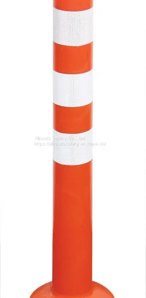 75cm High Quality PU Spring Post Traffic Control Barrier Post photo-3