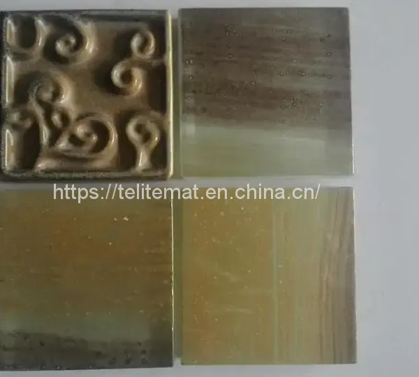 570C Gold Glitter Color Inorganic Glass Enamel Pigment photo-3