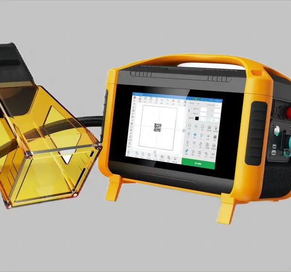 Compact Portable Handheld Laser Marking Machine, Mini Laser Engraving Machine, Rechargeable Metal and Plastic Material.