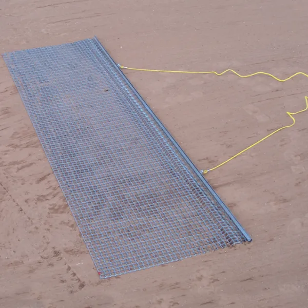 Iron Wire Expanded Mesh Square Drag Mat Clay Reinforced Drag Groomer With Cutting Welding for Tennis Court Factory Sale photo-6