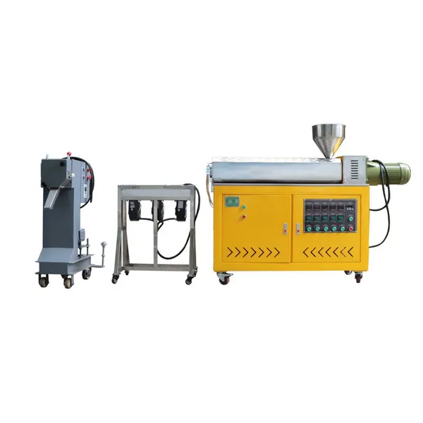 Lab rubber Pelletizing Granulation, PLC Control Extrusion Machine, Co-rotating Twin Screw Extruder for Lab