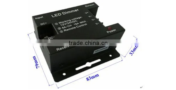 Led Strip Touch Dimmer 12V/24v Wireless Remote Mini Dimmer photo-2