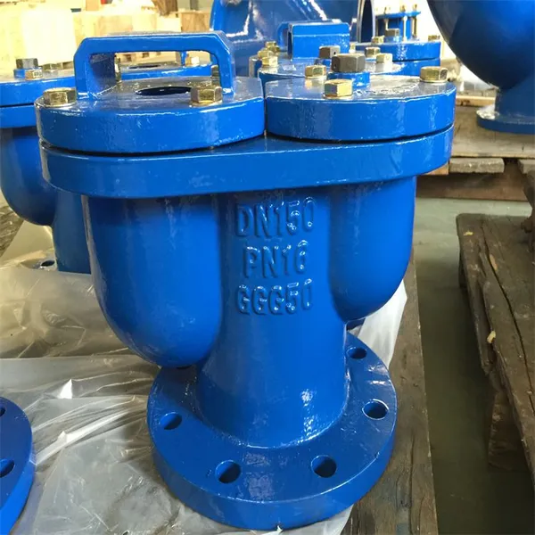 Automatic Air Vent Valve Double Orifice Cast Steel DI QT450 DN50 PN16 PN25 Screwed Single Sewage Pipe Air Release Exhaust Valve photo-6
