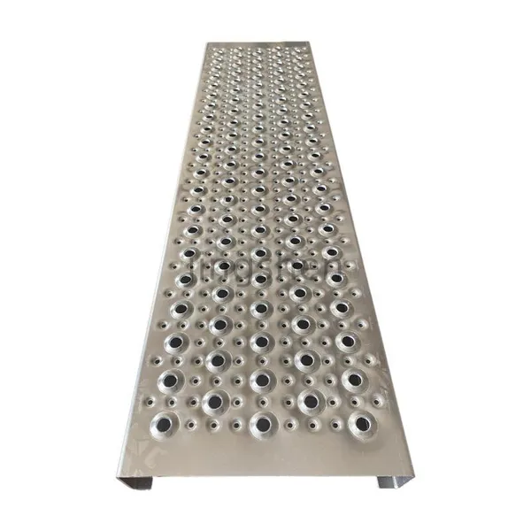Aluminum Punching Board Round Perforated Metal Sheet Mesh Crocodile Mouth Anti-slip Plate photo-5
