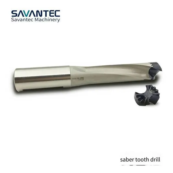 Supply of Saber-tooth Drills, Internal Cooling Crown Drills for Stainless Steel Deep Hole Machining, Tc08-180-xp20 photo-2